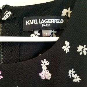 Karl Lagerfeld Floral Print Dress